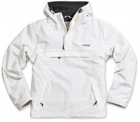 Herren Windbreaker Outdoor Hoodie mit Fleece - Regenjacke , Windjacke - weiß- #1210#