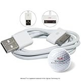 Morewer (TM) New USB Data Sync + Charger Cable for Apple iPad, iPad2; iPhone 4S 4G 3GS 3G 2G (AT&T / Verizon); iPod Touch (1G 2G 3G 4G); iPod Nano; iPod Classic, Amazon Kindle (Kindle, Kindle Touch, Kindle Keyboard, Kindle DX) Samsung, HTC, Blackberry and more other brand phonesmore other brand phones [ Color:White]