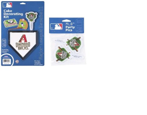 MLB Arizona Diamondbacks Layon Cake/Cupcake Decorations