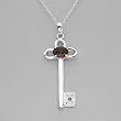 Necklace With 1.25ctw Genuine Topazes Made in 925 Sterling silver. Total item weight 5.0g Length 18in