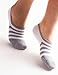 VERO MONTE 4 Pairs Womens No Show Athletic Socks Cotton Liners Non-Slip Grips