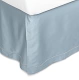 Pinzon Riviera Egyptian Cotton Jacquard King Bed Skirt, Ocean