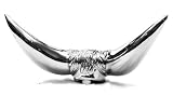 Beautiful Die Cast, Chrome PLATED "Bull Horns" HOOD ORNAMENT Beautiful Die Cast, Chrome PLATED "Bull Horns" HOOD ORNAMENT