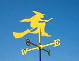 Eigenschaften SvenskaV  / Wetterfahne Hexe in gelb - von SvenskaV