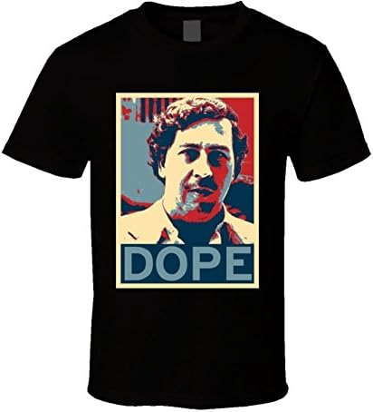 Giftstothe Pablo Escobar Dope Hope Poster Parody Cool T Shirt Black Medium