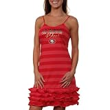 NCAA San Francisco 49ers Ladies Nostalgia Dress - Scarlet (Medium)