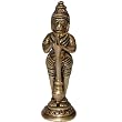 Standing Statue Lord Hanumaan Brass Figurine 1 x 1x 3.75 inches (hanumanb009)