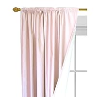 Blackout Panel Pair Mora Ice Pink 100x84
