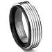 AZUR Tungsten Carbide Two Tone Men's Wedding Ring