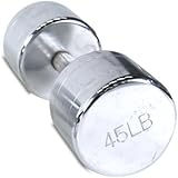Cap Barbell Solid Chrome Single Dumbbell