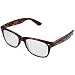 Lunettes style wayfarer retro Verres neutre / transparent monture Amber