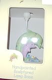 kidsline lamps-Kids Line Dolphins & Fish Handpainted Sculptured Lamp Base