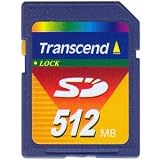 Transcend TS512MSDC 512MB Secure Digital Card