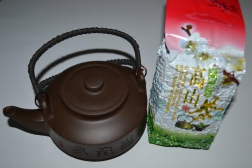 Taiwan oolong tea (green tea) &amp; Yi-Sin Zi-Sha Tea Pot &amp; Taiwan Alishan (Ali Mountain) Spring New Leaf Green Tea - Taiwan High Mountain Grown Tea Premium Quality