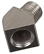 PSI 1/8 Inch NPT 45 Degree Elbow - Nickel Plated