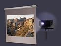 R&uuml;ckprojektion, R&uuml;ckpro, Rolloleinwand, Rollo Leinwand SilverLine von reflecta, Breite 240 x H&ouml;he 200 cm, 1,6 Gain, Geh&auml;usefarbe Silber Aluminium
