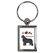 I Love My Newfoundland Key Chain