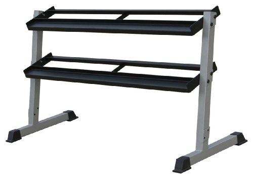 TKO Two Tier Horizontal Dumbbell Rack