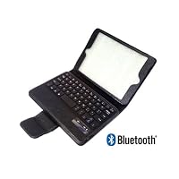 GSAstore - Apple iPad Mini Removable Detachable Wireless Bluetooth ABS Keyboard Faux Leather Case Tablet Stand for Apple iPad Mini - Black