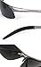 RONSOU Men Sport Al-Mg Polarized Sunglasses Unbreakable for Driving Cycling Fishing Golf gray frame/gray lens