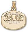 New York "Islanders" Puck Charm/Pendant -14K/10K, Stainless Steel or Gold Plated