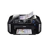 Canon PIXMA MX882 Inkjet Multifunction Printer - Color - Photo Print - Desktop - Printer, Copier, Scanner, Fax - 12.5ipm Mono/9.3ipm Color Print (ISO) - 20 Second Photo - 9600 x 2400dpi Printipm Mono/6.7ipm Color Copy (ISO) - 2400dpi Optical Scan - 300 sheets Input - Ethernet - Wi-Fi - PictBridge