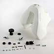 90-99 SUZUKI DR350: ACERBIS GAS TANK 4.25 GALLONS - WHITE (WHEAT)