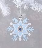 Blue Mania Holiday Ornaments- Blue Snowflake