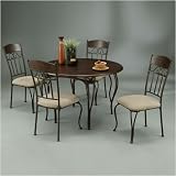 Pastel Furniture LE 110 AR-WT 621 / EB 510-AR 486 La Fayette Wood Dining Set