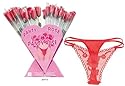 Erotische Liebes-Rose ca. 55 cm lang - Damen String-Tanga "Panty Rose" Größe XL