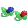 Razbaby Raz-Berry Teethers 1 Blue and 1 Red