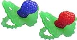 Razbaby Raz-Berry Teethers 1 Blue and 1 Red