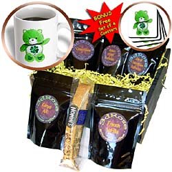 Care Bears - Green Care Bear, Carebears - Coffee Gift Baskets - Coffee Gift Basket by Decaf Espresso Roast