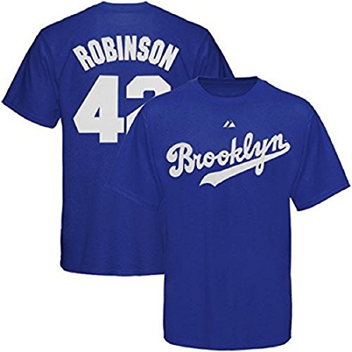 Jackie Robinson Brooklyn Dodgers 42 MLB Youth Name & Number Player T