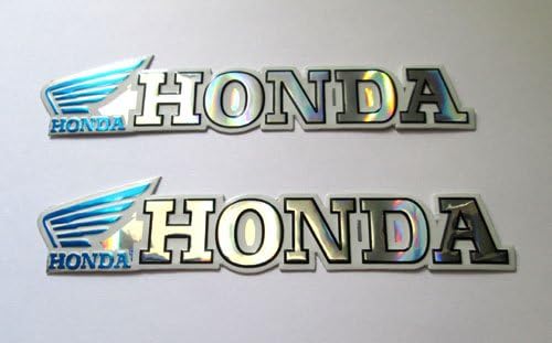 2x NEW HONDA Wing Foil Decal Sticker Blue