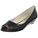 MICHAEL MICHAEL KORS Women's MK Flex Demi Wedge (Black Leather 6.5 M)