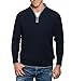 Wool Overs Men's Lambswool Glen Loch Zip Sweater