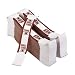 PM Company Securit $5000 Denomination Kraft Currency Bands with Quick Stick Adhesive Printed Brown, 11.25 X 7.875 Inches, White, 1000 Bands Per Pack (55033)