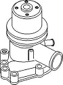 New Water Pump SBA145016510 Fits FD 1710