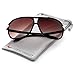 Classic 80s Fashion Aviator Sunglasses Retro Vintage Men's Women's Glasses