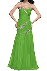 Strapless Natural   Waistline Chiffon Sequined Flared-Skirt  Dress