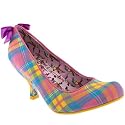 Irregular Choice Can Can Plaid Ribbon Tie Court
