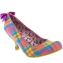 Irregular Choice Can Can Plaid Ribbon Tie Court