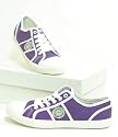 Damen Textil Sneaker lila / wei&szlig;