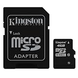 Kingston 4GB Class 10 MicroSDHC Memory Card For Nokia 110 Mobile Phone