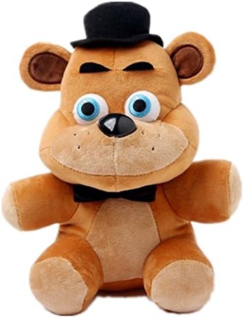 Five Nights At Freddy's 4 FNAF Freddy Fazbear Bear Plush Toys Doll (10 inch, Bear)