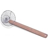 6 Stainless Steel Skimmer with Bamboo Handle WK-14300