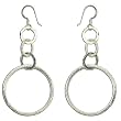 Romantic Valentine Gifts Sterling Silver Earrings 3 inches (ers249)