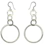 Sterling Silver Handcrafted Antique Earring 3 Inches
