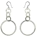 Romantic Valentine Gifts Sterling Silver Earrings 3 inches (ers249)